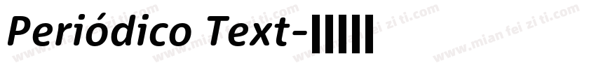 Periódico Text字体转换